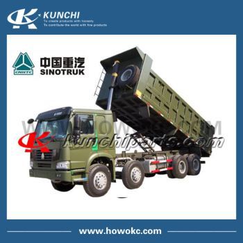 中国重汽HOWO自必威体育电竞卸卡车8*4欧元Ⅱ加长驾驶室